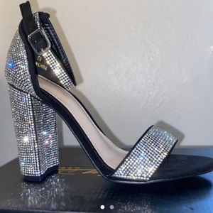 Rhinestone heels